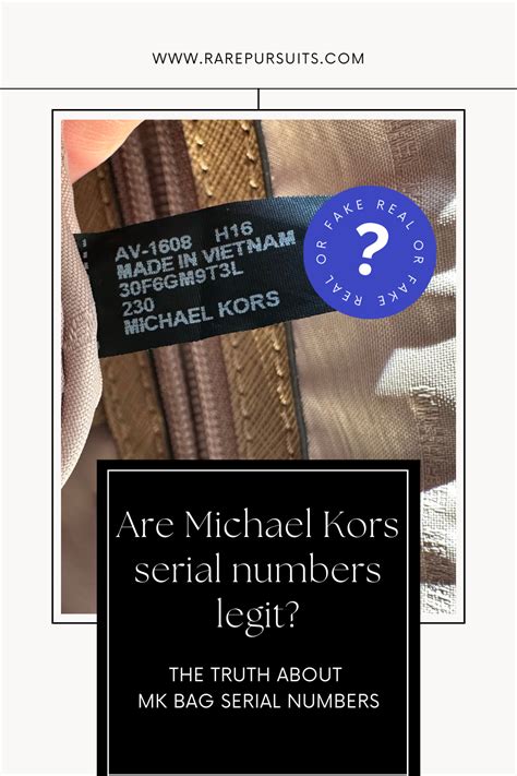 serial number for michael kors b-1001|michael kors bag serial number.